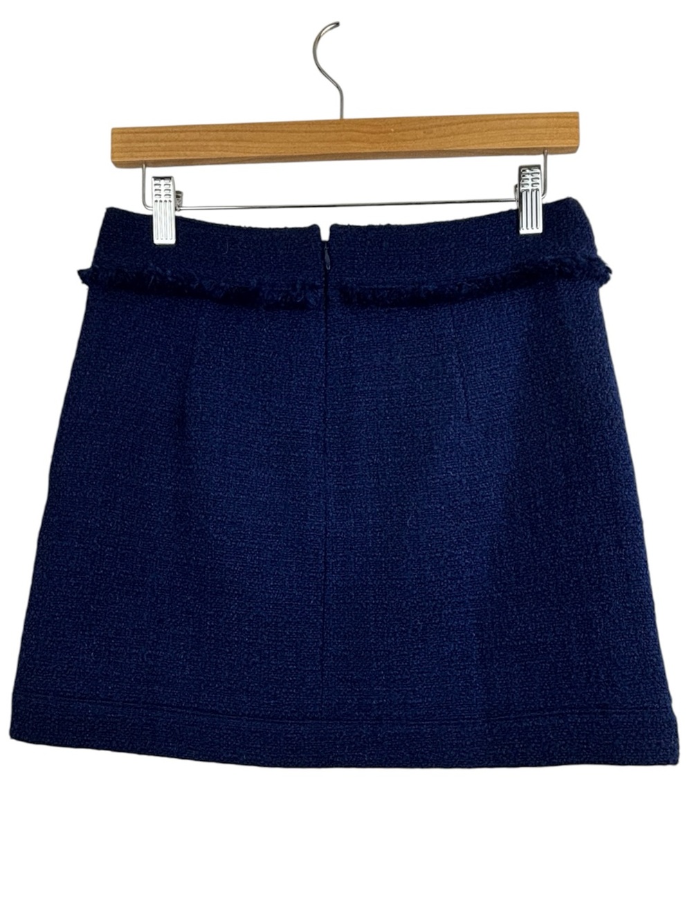 Women's Navy A-Line Mini Skirt - Classic Navy - Picture 4 of 10